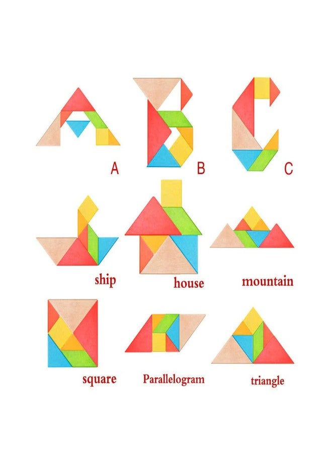 SquareDrop Tangram Puzzle Eva Foam - Mind Game Puzzles - Brain Boosting Puzzle Activities for Age 5+ Years Old Kids - Do It Yourself Mathematics Activity Kit - Image 5